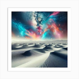 Galaxy In The Desert 1 Art Print