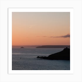 Stives Sunrise Square Art Print