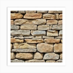 Stone Wall 1 Art Print