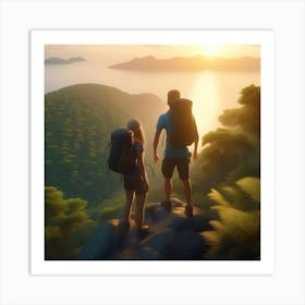 Scene of Paradise Art Print