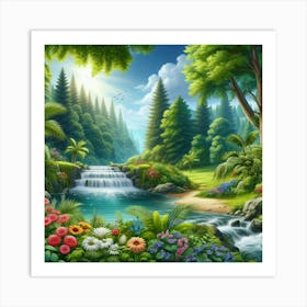 Fairytale Forest 1 Art Print