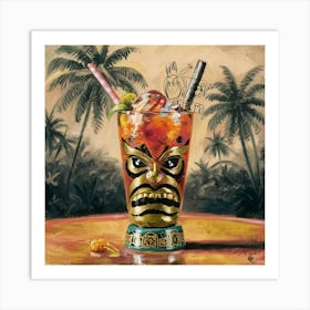 Tiki Drink 3 Art Print