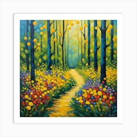 Path In The Woods Art Print