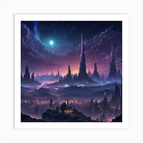 Sci-Fi City Art Print