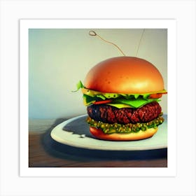 Burger 1 Art Print