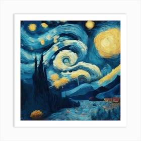 Starry Night Art Print