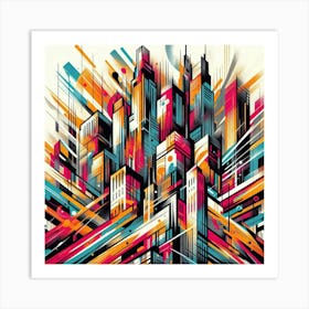 Cityscape 2 Art Print