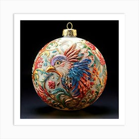 Eagle Ornament Art Print