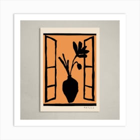 Tulips In A Window Art Print