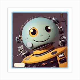 Robot Art Print