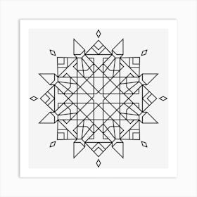 Geometric Mandala 05 Art Print