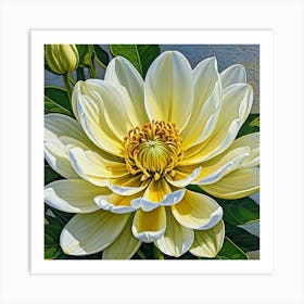 Dahlia 7 Art Print