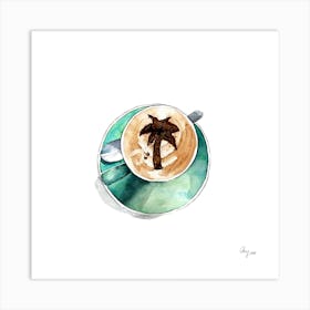 Summer Coffee Art Print