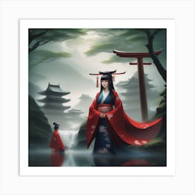 Geisha Art Print