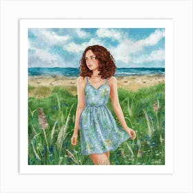 Seaside Meadow Art Illustration Painting Fashion Jrwxzoqqrw Itjddo K8dw Blgs3rvdsxymgipjuevbug Art Print