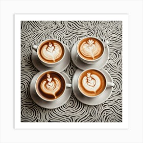 Latte Art 42 Art Print