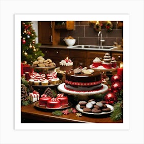 Christmas Desserts 8 Art Print