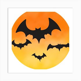 Bats In The Sky Art Print