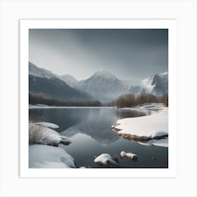 Winter Landscape 1 Art Print