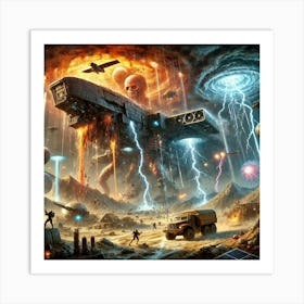 Vxs 8 Venusian Tempest Deadly Weather Conditions Converted Art Print