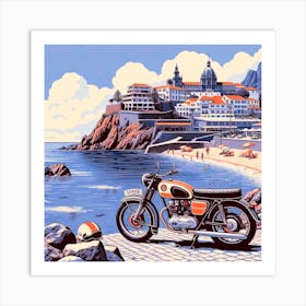 Island of Madiera, Portugal. Vintage Art Print