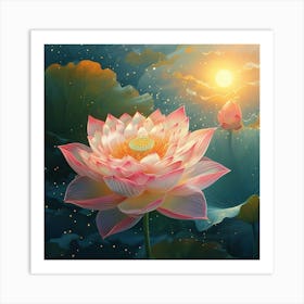 Lotus Flower 11 Art Print