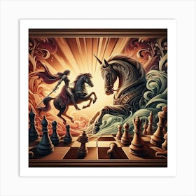 Chess6 Art Print