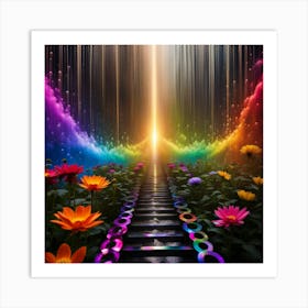 Rainbow Path Art Print