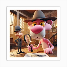 Pink Panther 10 Art Print