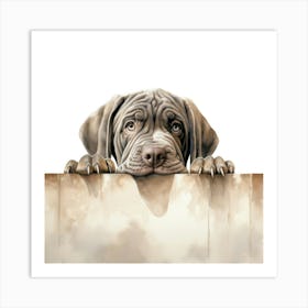 Weimaraner Dog Art Print