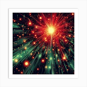 Radiant Sparks 8 1 Art Print