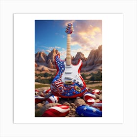 Red, White, and Blues 17 Art Print