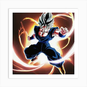 Dragon Ball Z Wallpaper 20 Art Print