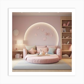 Pink Bedroom 2 Art Print