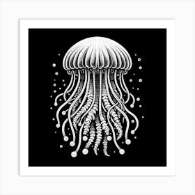 Illustration Jellyfish 9 Art Print