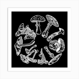 Acid Mushroom Art Print