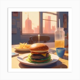 Burger 23 Art Print