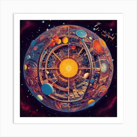 Dyson sphere Art Print