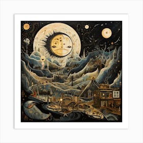 'The Moon And The Stars' Art Print