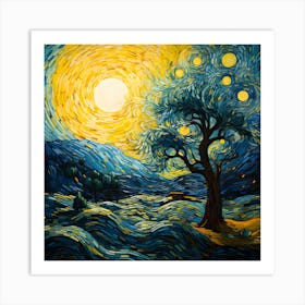 Starry Night 4 Art Print