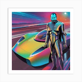 Futuristic Man 152 Art Print