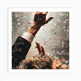 Confetti 3 Art Print