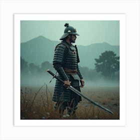 Samurai Art 45 Art Print