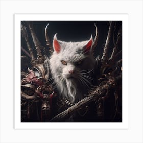 World Of Warcraft Cat Art Print