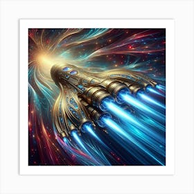 Spaceship 26 Art Print