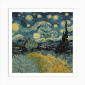 Starry Night 3 Art Print