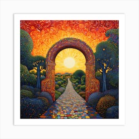 Archway To The Sun Art Print