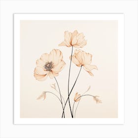 Poppy Flowers 3 Art Print