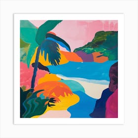 Abstract Travel Collection Barbados 2 Art Print