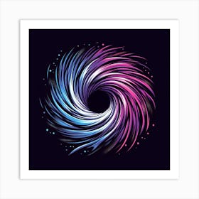 Abstract Swirl Art Print